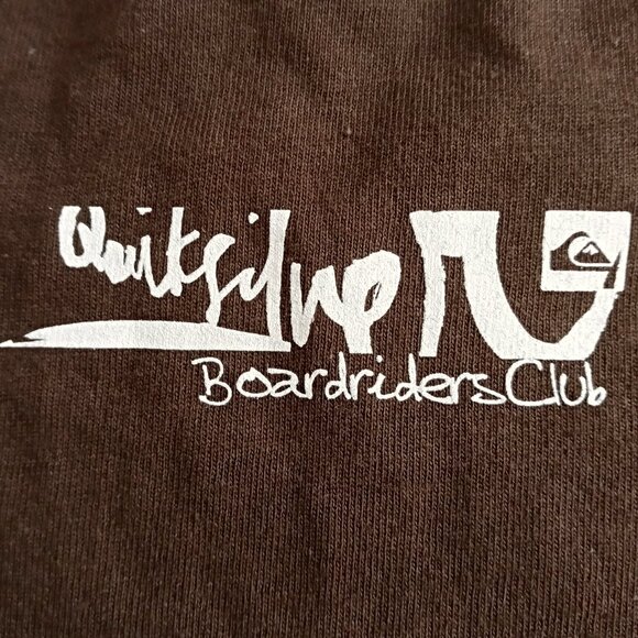 Quicksilver Mens Hawaii T-Shirt Coffee Brown Cotton Short Sleeve Aloha Size L - Picture 9 of 12